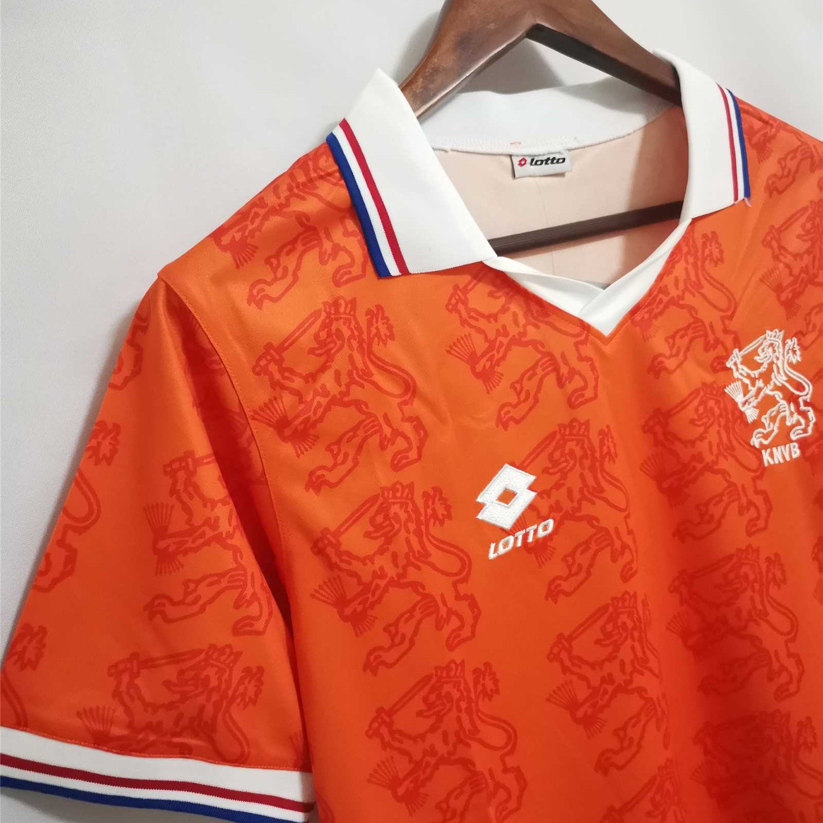maglia Olanda 1995 close-up tessuto