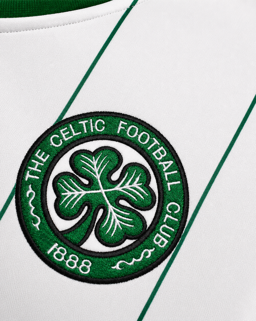 Dettaglio stemma Celtics maglia rétro 1984/86