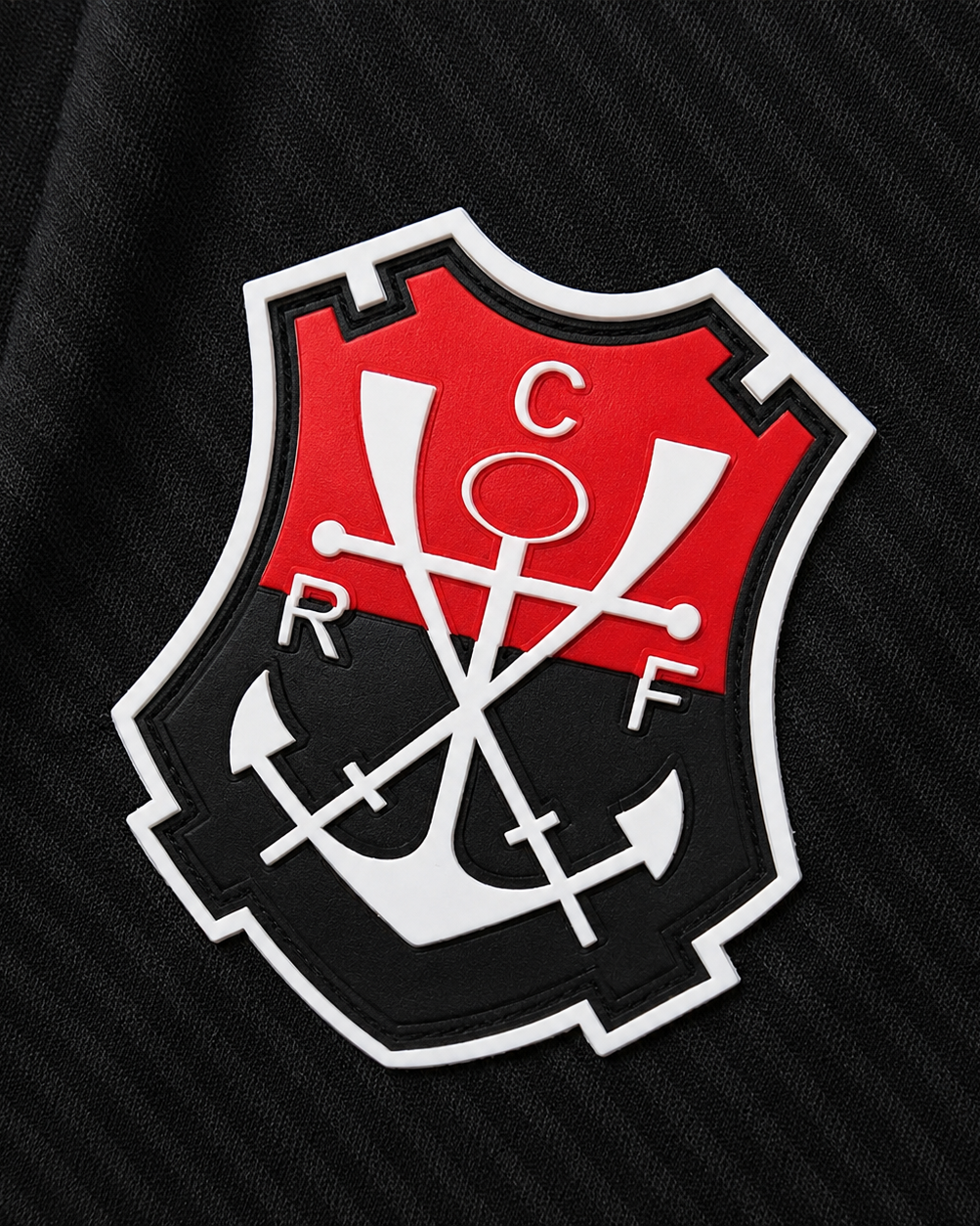 Flamengo retro soccer jersey 1994 con design verticale rosso nero