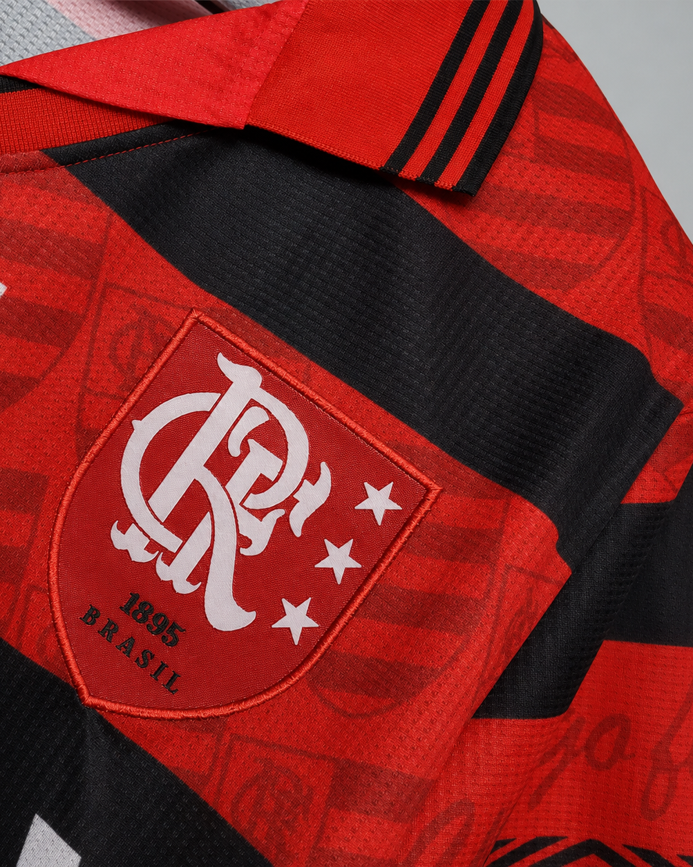 Flamengo maglia home 1995/96 rosso nera stile rétro anni ’90