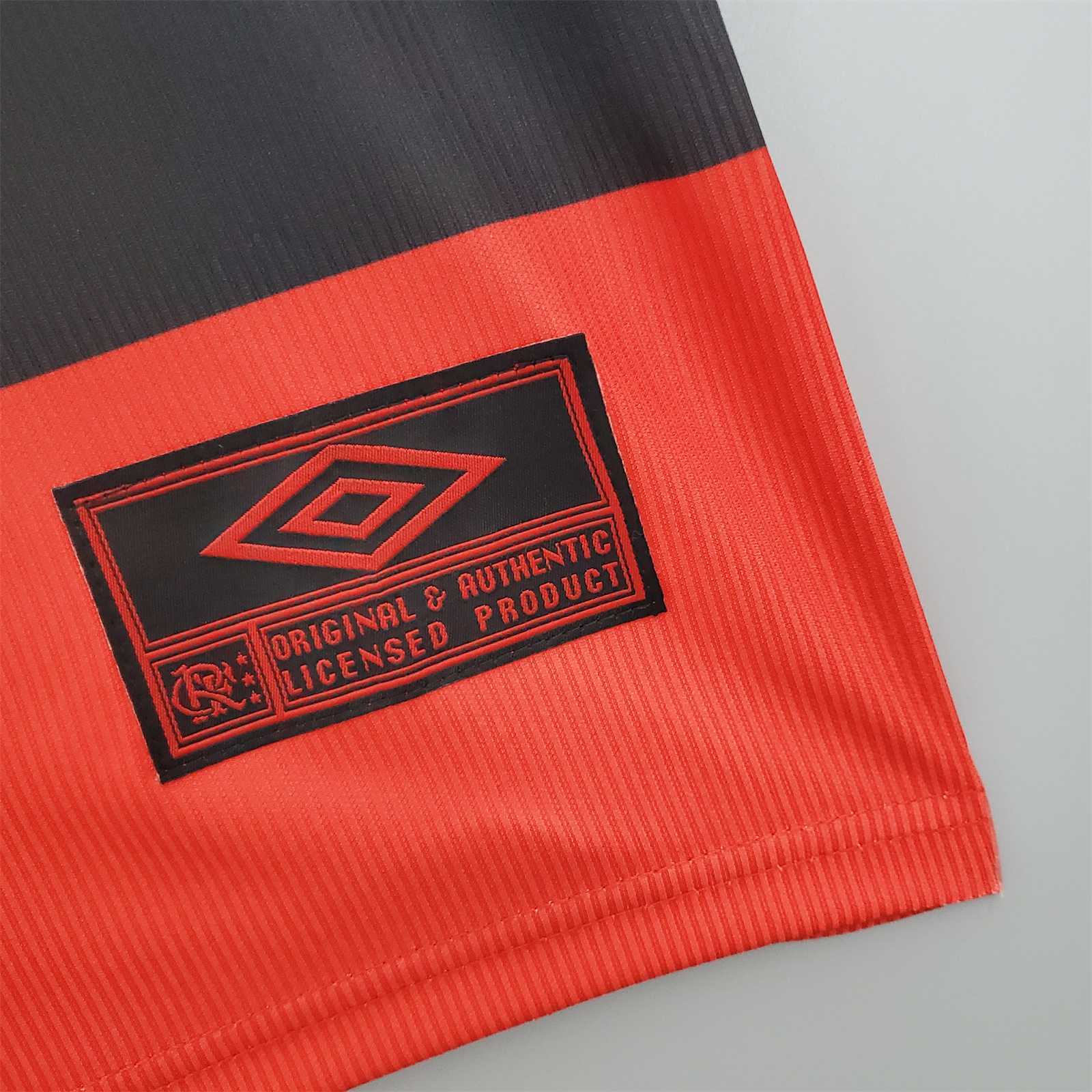 Flamengo maglia home 1999/00 rosso nera stile rétro brasiliano