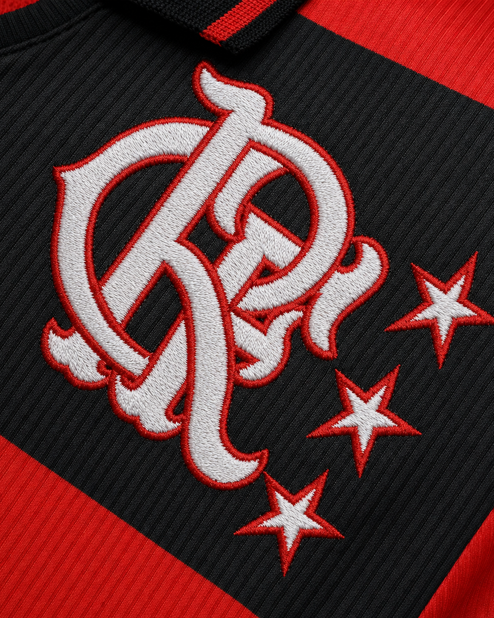 Flamengo maglia home 1999/00 rosso nera stile rétro brasiliano