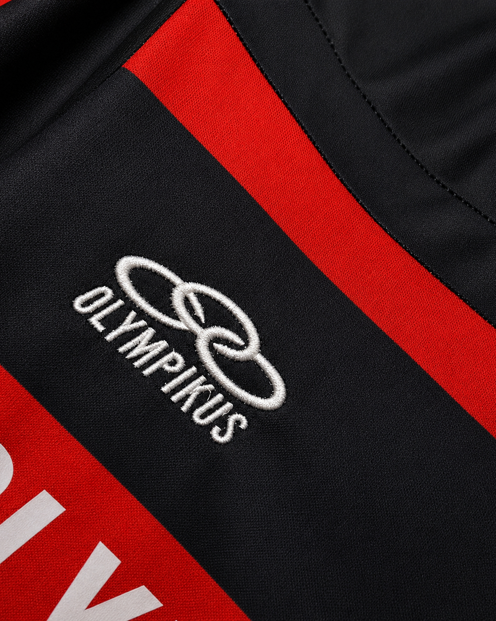 Close-up dettagli e texture Flamengo football shirt 2009/10