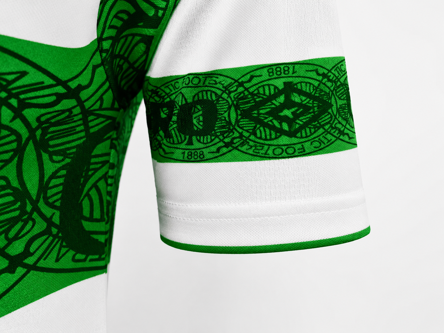 Frontale jersey Celtics home anni 90 con bande orizzontali