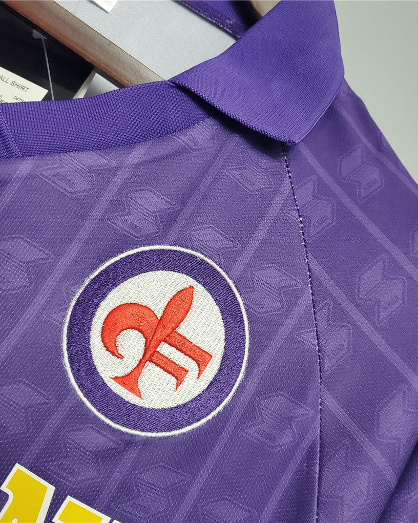 Dettaglio dello stemma storico Fiorentina 1989.