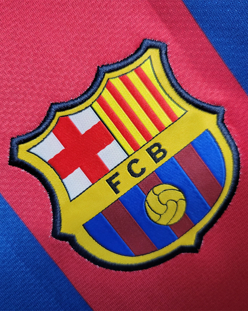 Dettaglio logo maglia Barcellona 2010/11