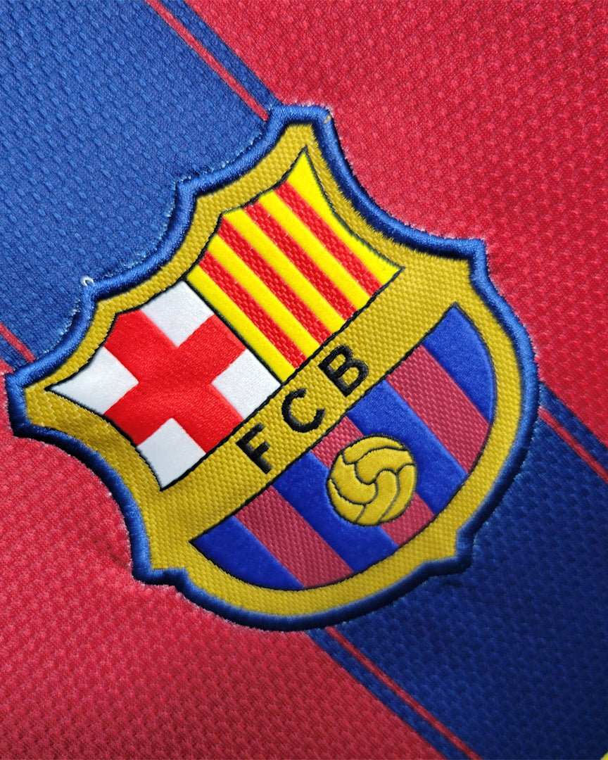 Dettaglio stemma FC Barcelona maglia home 2009/10