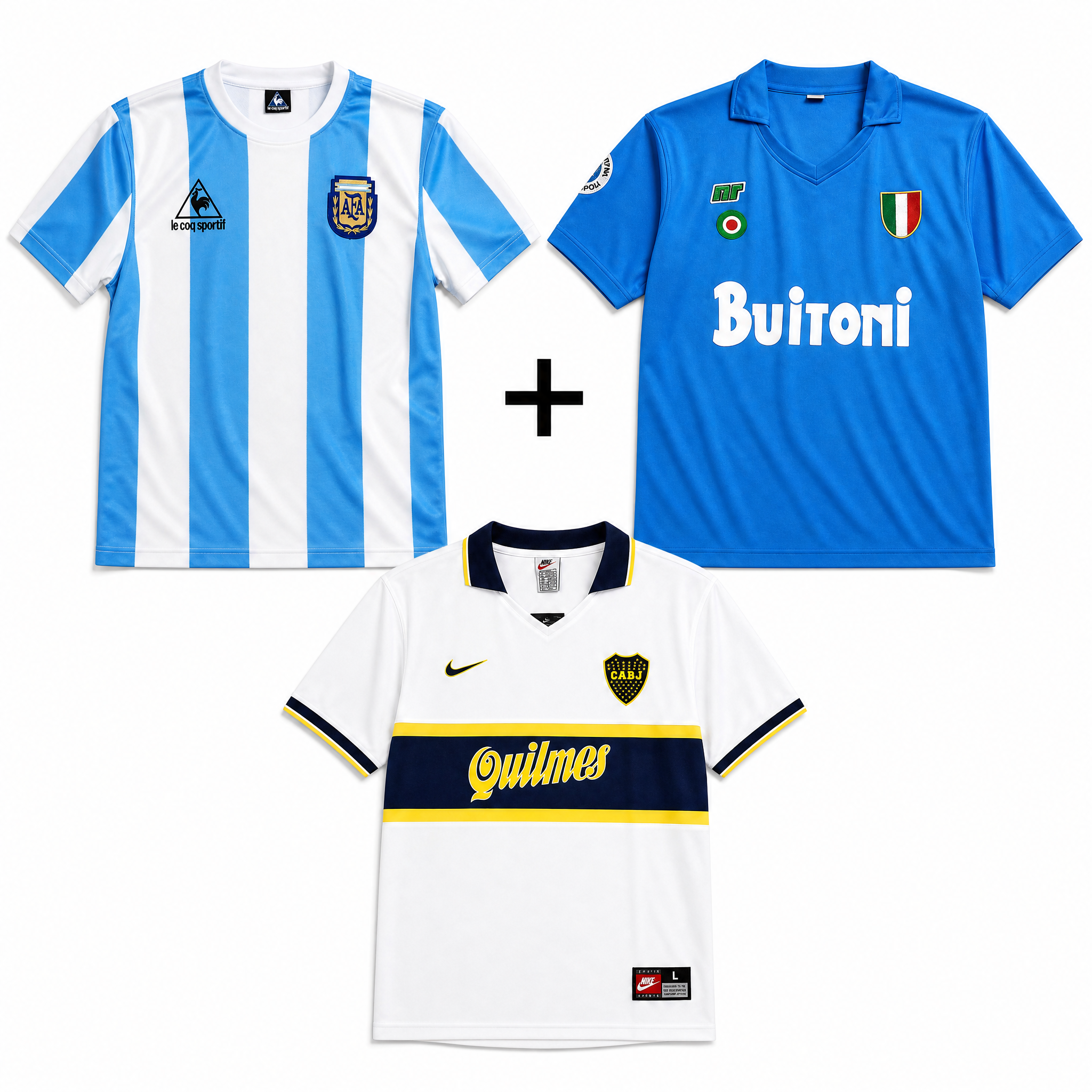 Argentina 1986 + Boca J. 1997 + Napoli 1988