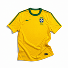 Maglia Brasile 2010 Home vista frontale con stemma nazionale