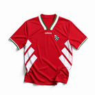 Maglia Bulgaria Away 1994 rossa Adidas con dettagli bianchi e verdi