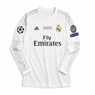Real Madrid Maglia Home White Long 2015/16