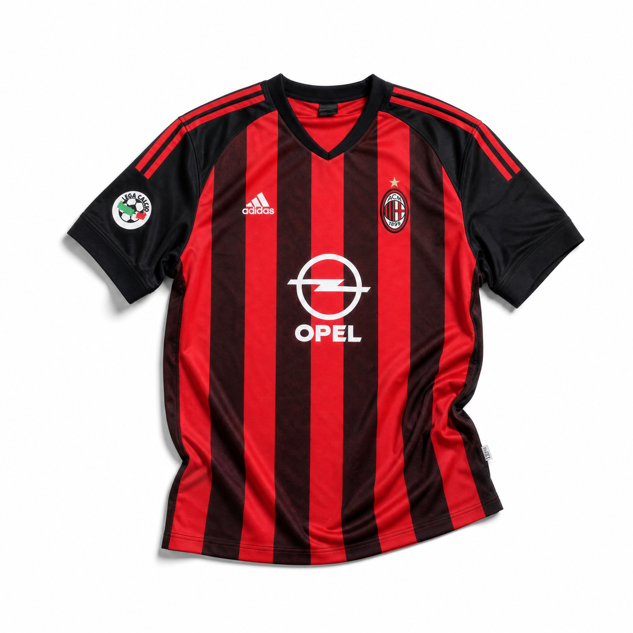 Maglia home Milan 2002/03 rossonera vintage vista frontale