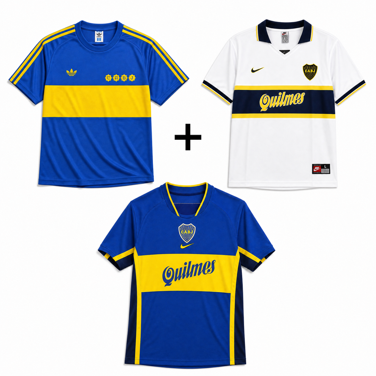 Boca Juniors 1982 + Boca Juniors 1997 + Boca Juniors 2002