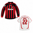 Maglia Kaká AC Milan Away 2006/07 Finale UCL + Milan Maglia Home Long 2006/07
