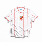 Aston Villa maglia away 1982/83 bianca vista frontale completa

