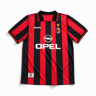 Maglia home Milan 1997/98 rossonera vintage vista frontale