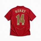 Maglia Thierry Henry Arsenal Home 2005/06 numero 14 vista posteriore