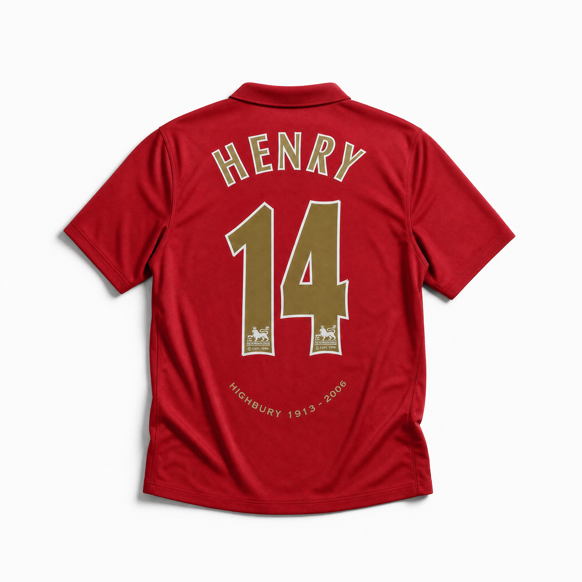 Maglia Thierry Henry Arsenal Home 2005/06 numero 14 vista posteriore