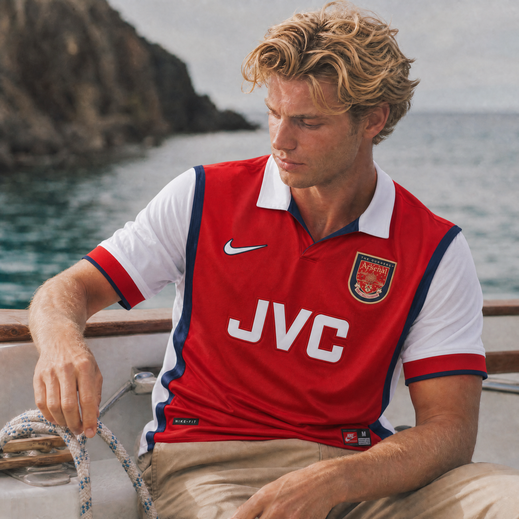 Arsenal Home Shirt Red 1998/99 – Retro Soccer Kit