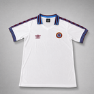 Aston Villa maglia away 1980/81 bianca vista frontale completa
