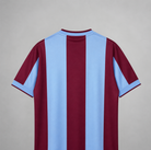 Aston Villa soccer jersey classica con design a strisce verticali