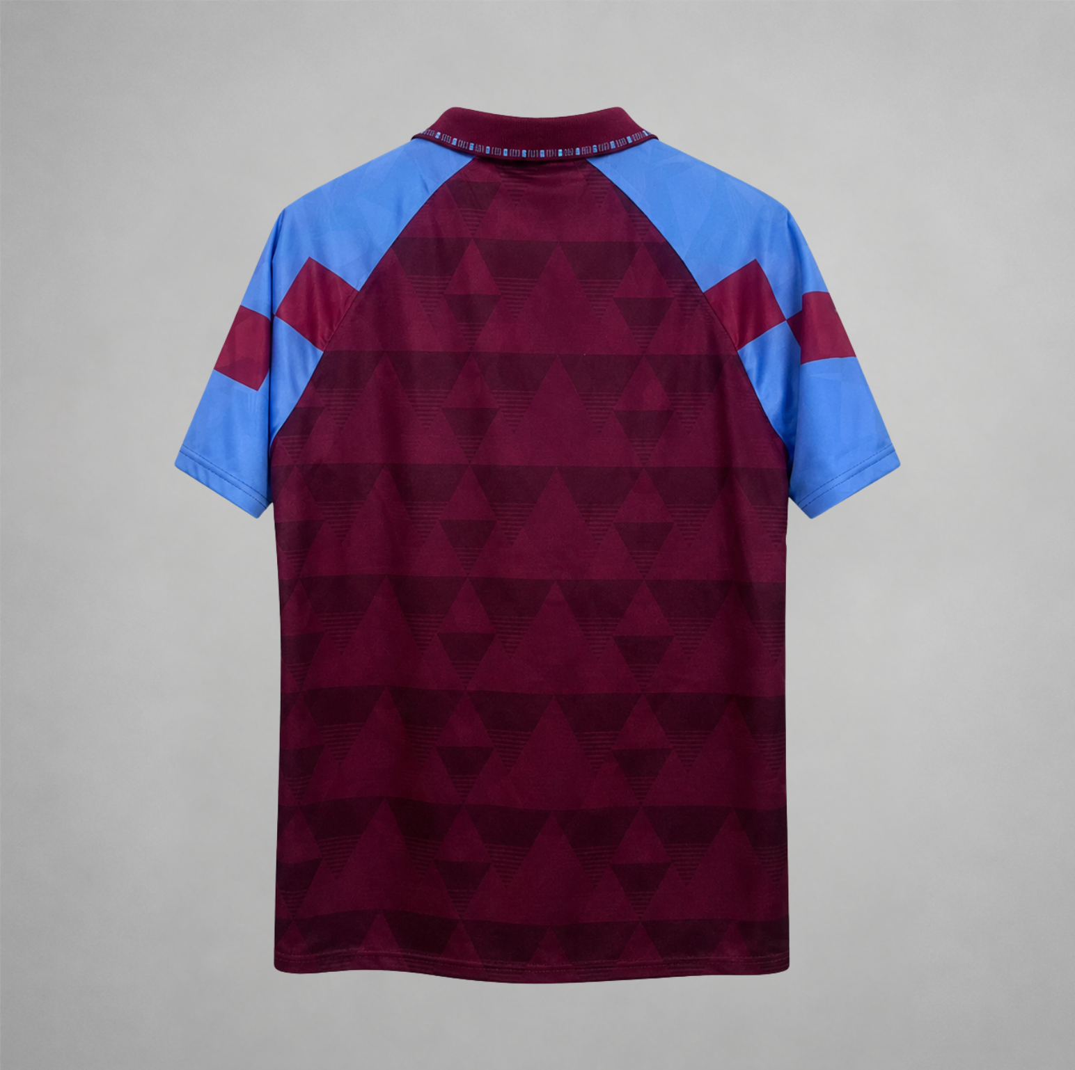 Retro Aston Villa jersey home 1990/91 vista posteriore