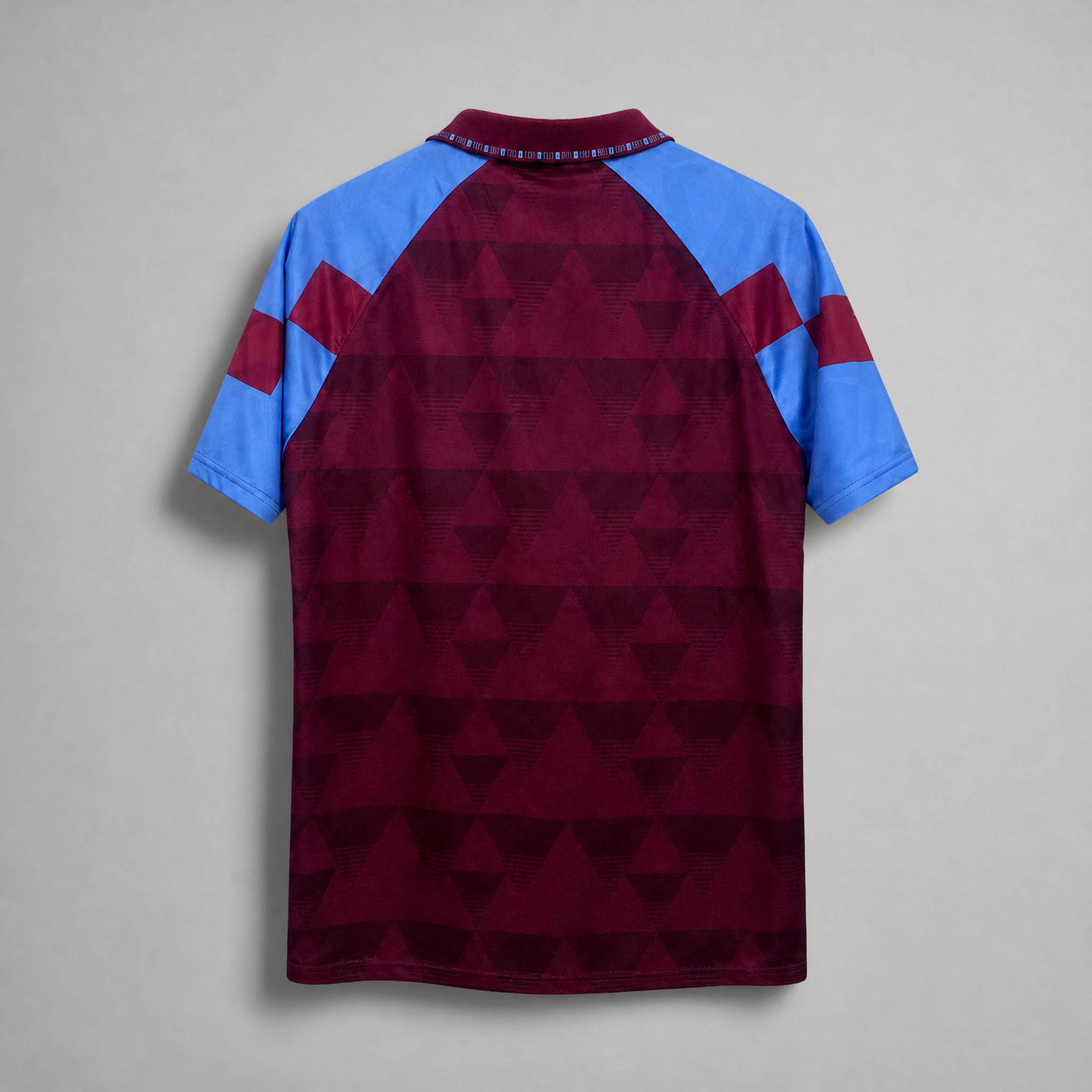 Retro Aston Villa jersey home 1990/91 vista posteriore