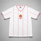 Aston Villa maglia away 1982/83 bianca vista frontale completa
