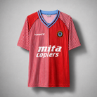 Aston Villa maglia home 1988/89 granata vista frontale completa
