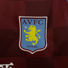 Aston Villa football shirt 2011/12 con design a scacchi