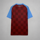 Aston Villa football shirt 2011/12 con design a scacchi