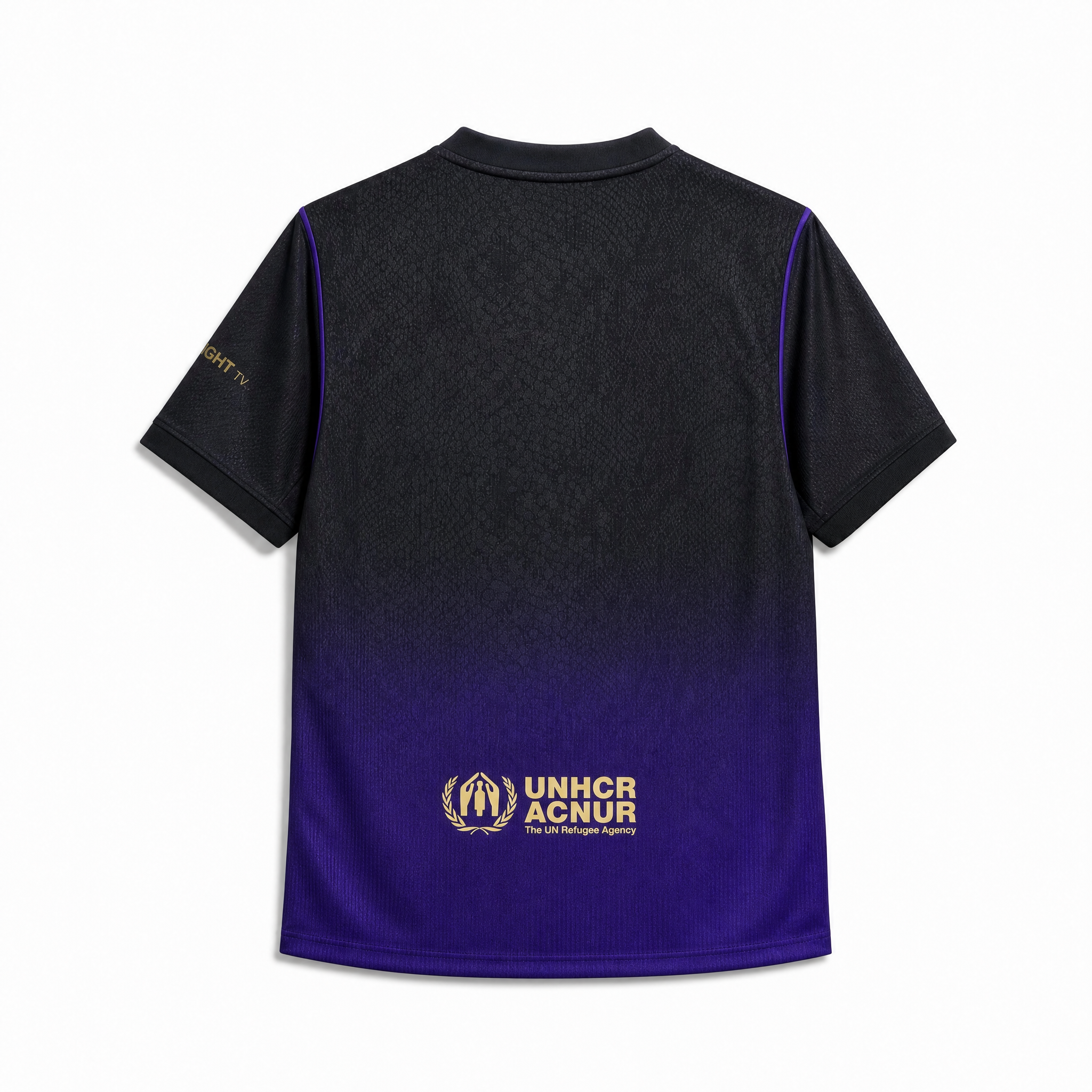Maglia Barcellona 2026/27 away vista posteriore dettaglio tessuto