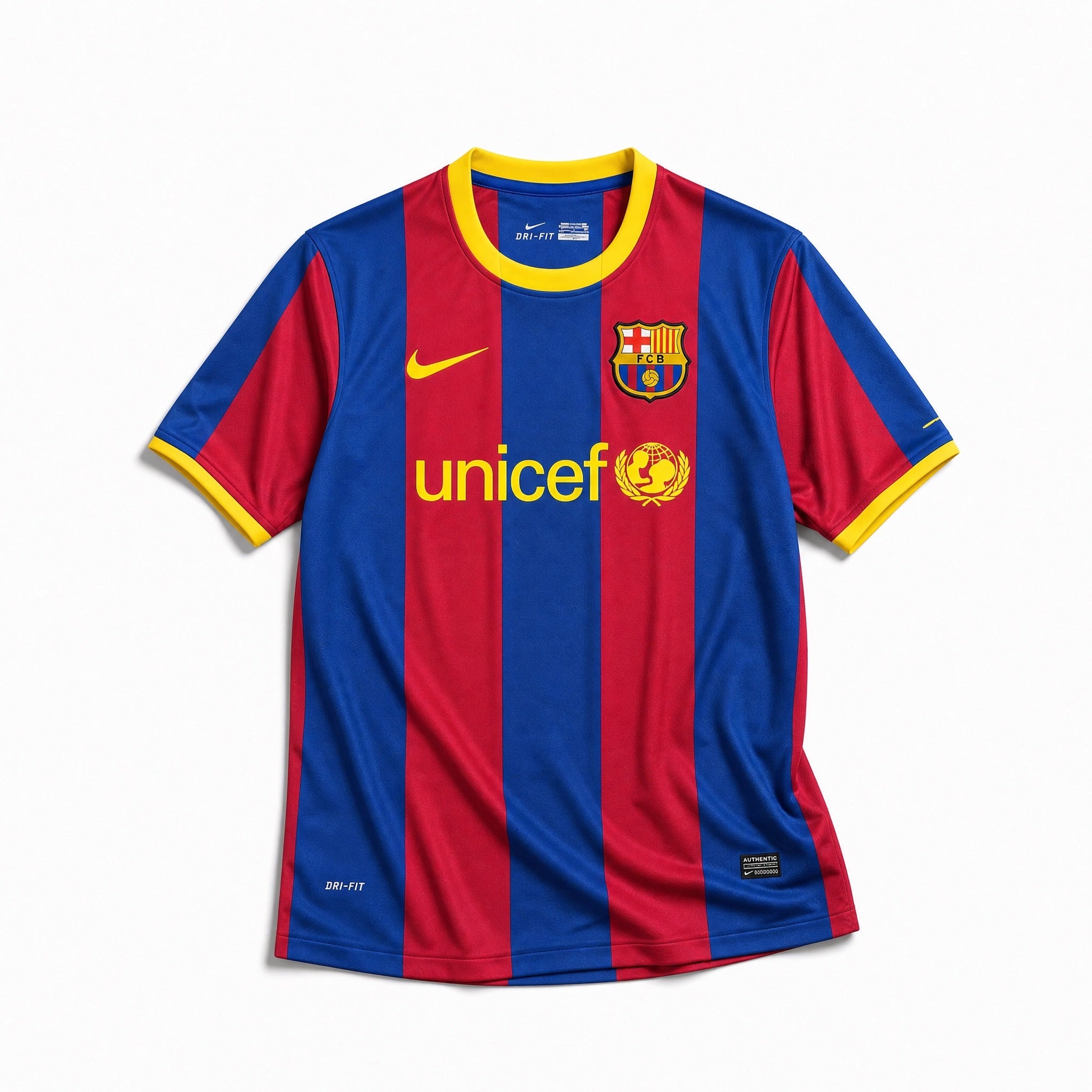 Maglia home Barcellona Final UCL 2010/11 vista frontale
