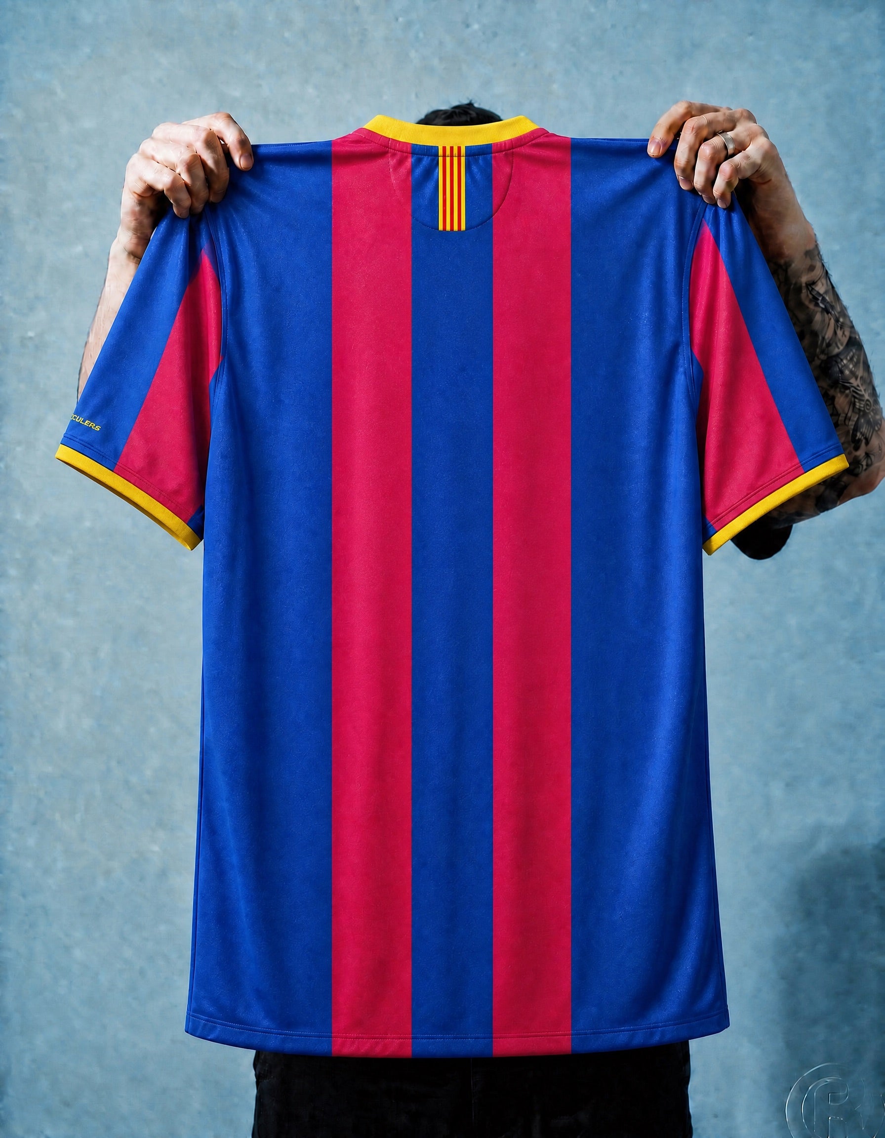 Jersey Barcellona finale europea 2011 stile vintage moderno