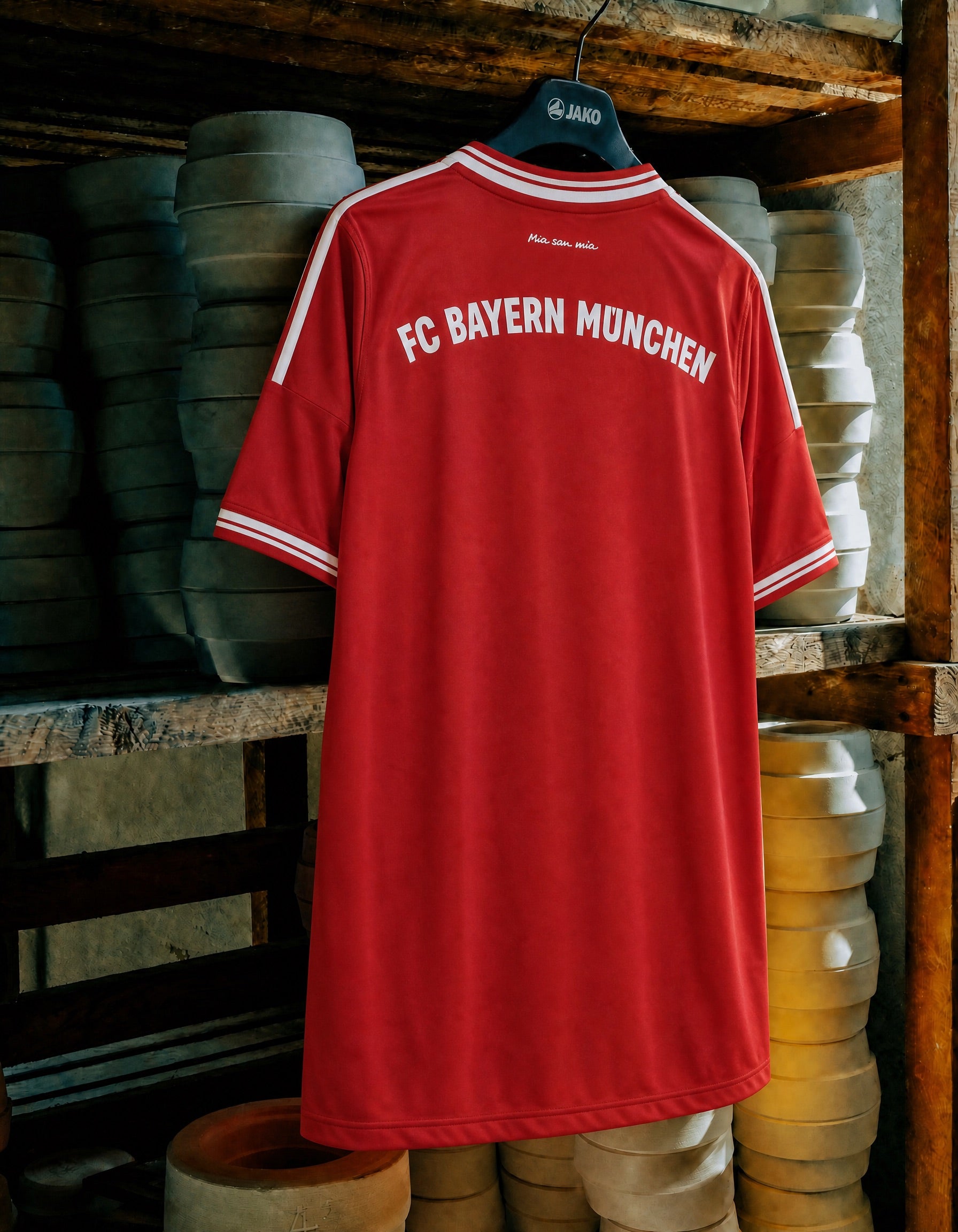 Dettaglio maglia Bayern Monaco UCL 2013/14
