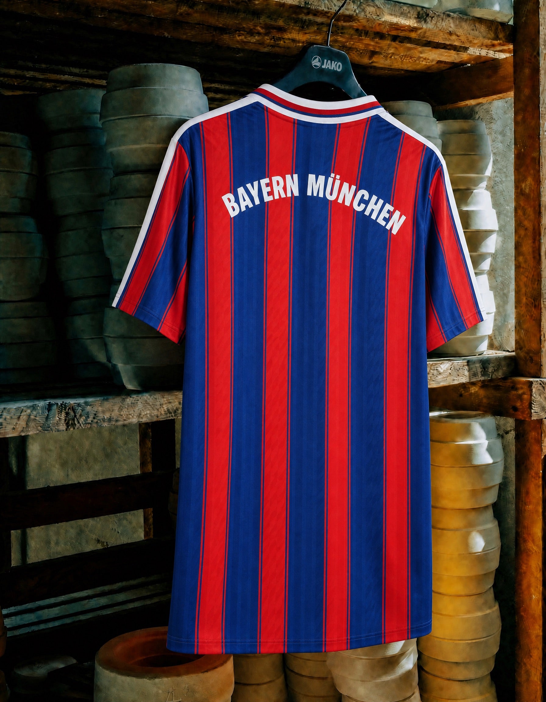 Dettaglio design classico Bayern Monaco anni 90
