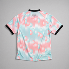 Maglia Belgio 2026 away dettagli rosa e verde chiaro texture moderna calcio nazionale