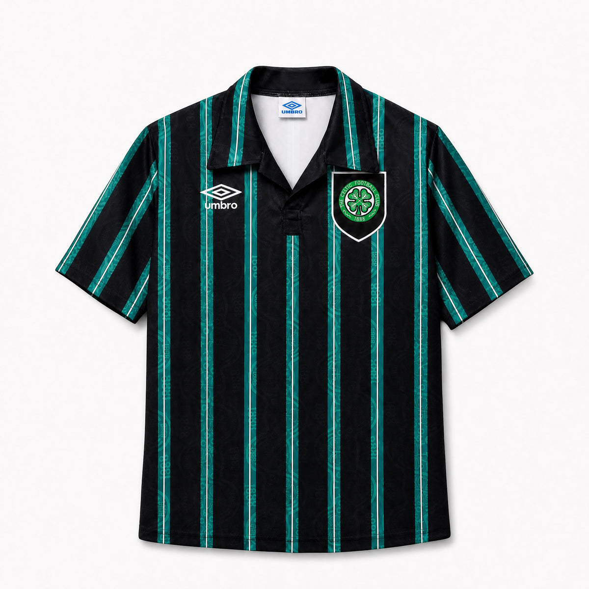 Celtics maglia away 1992/93 nera con righe verdi
