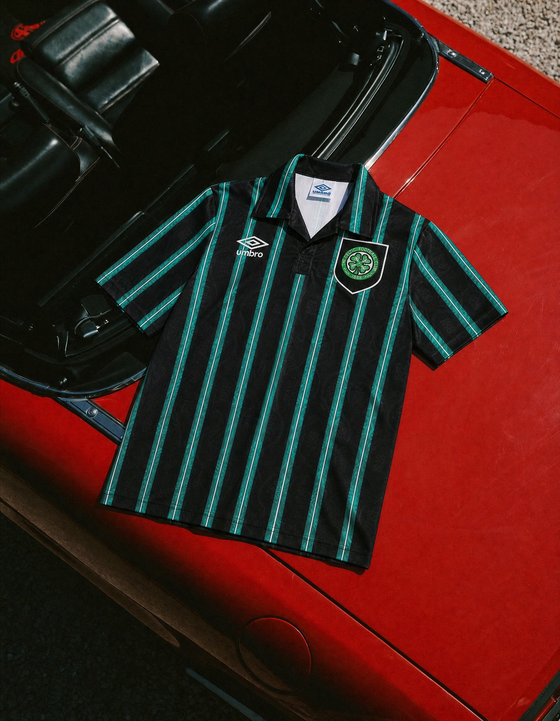 Dettaglio stemma Celtics maglia rétro 1992/93
