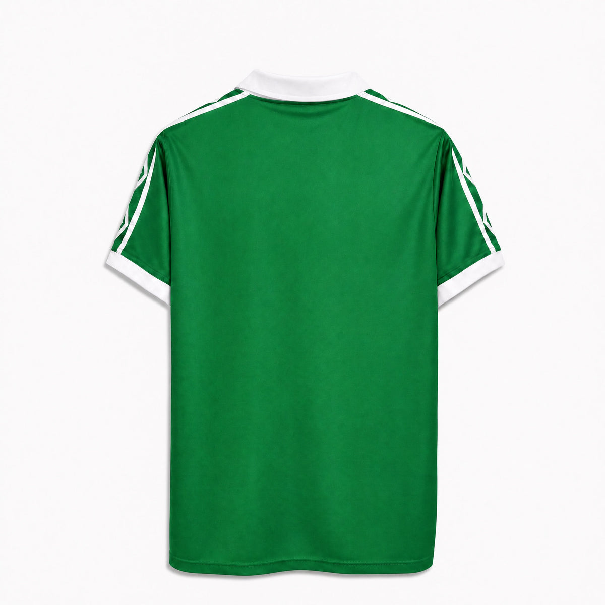Dettaglio spalla verde jersey vintage Celtic
