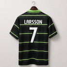 Retro Celtics jersey away 1998 con nome Larsson e numero 7
