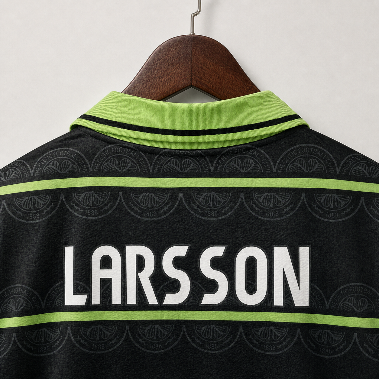 Celtics jersey away 90 design nero e verde anni