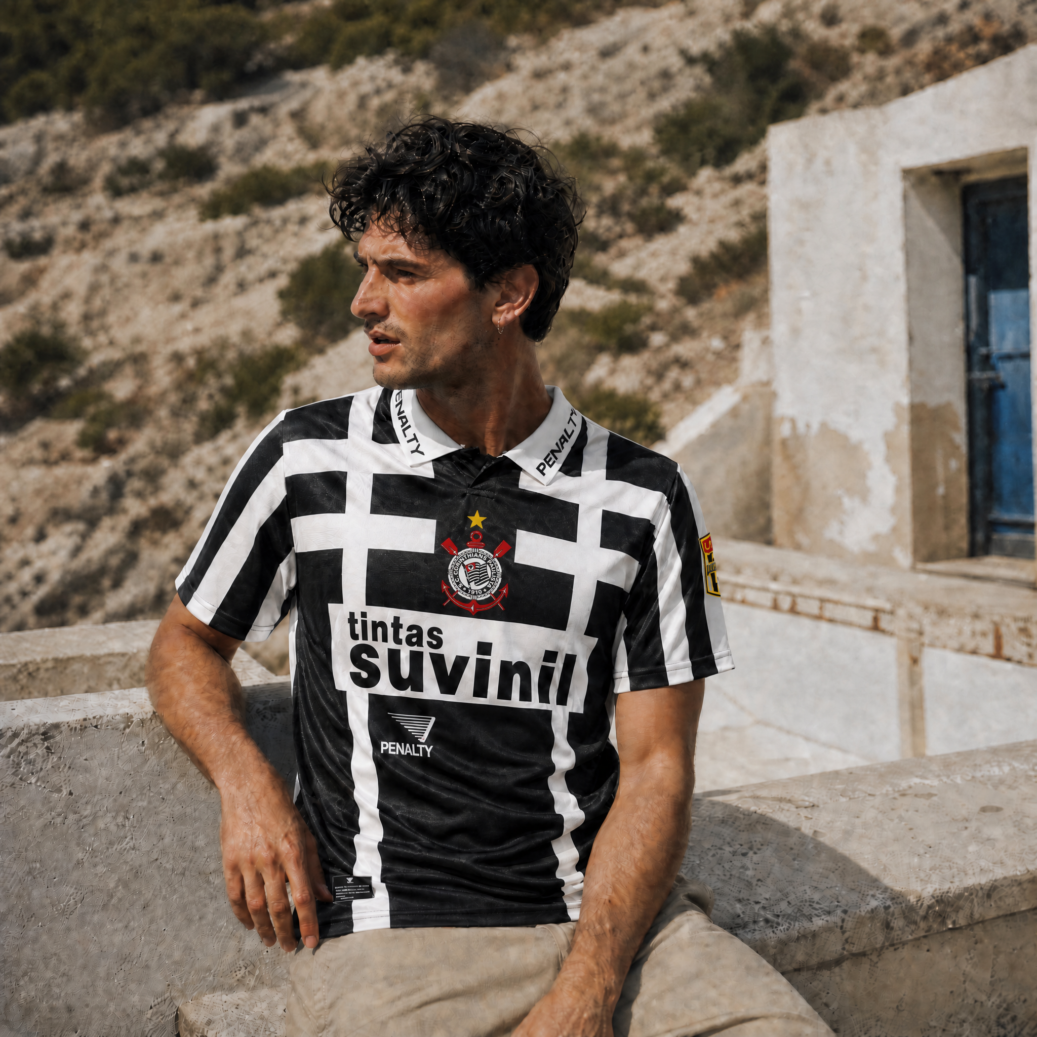 Corinthians Maglia Away 1995/96 vista posteriore
