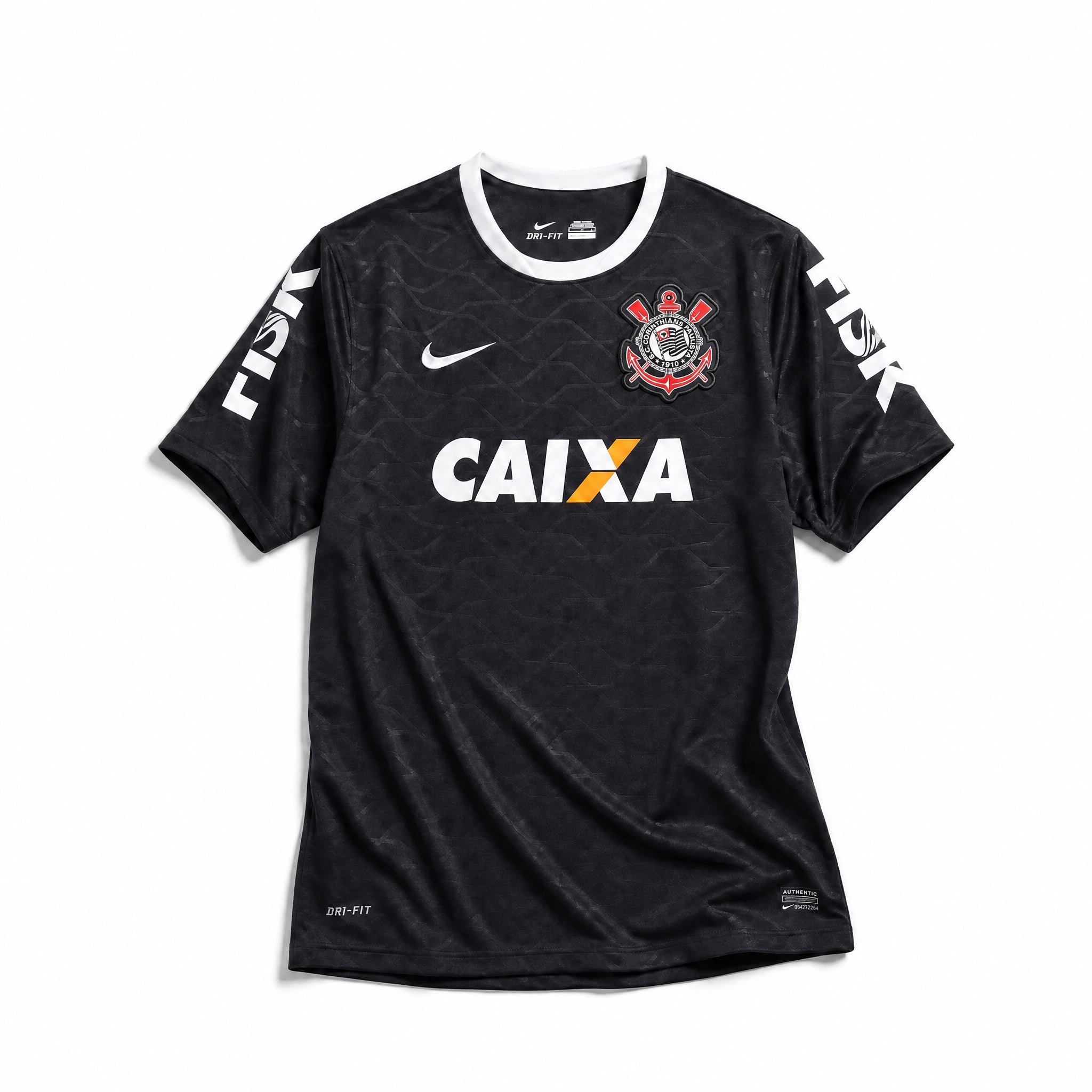 Corinthians Maglia Away 2012 nera vista frontale