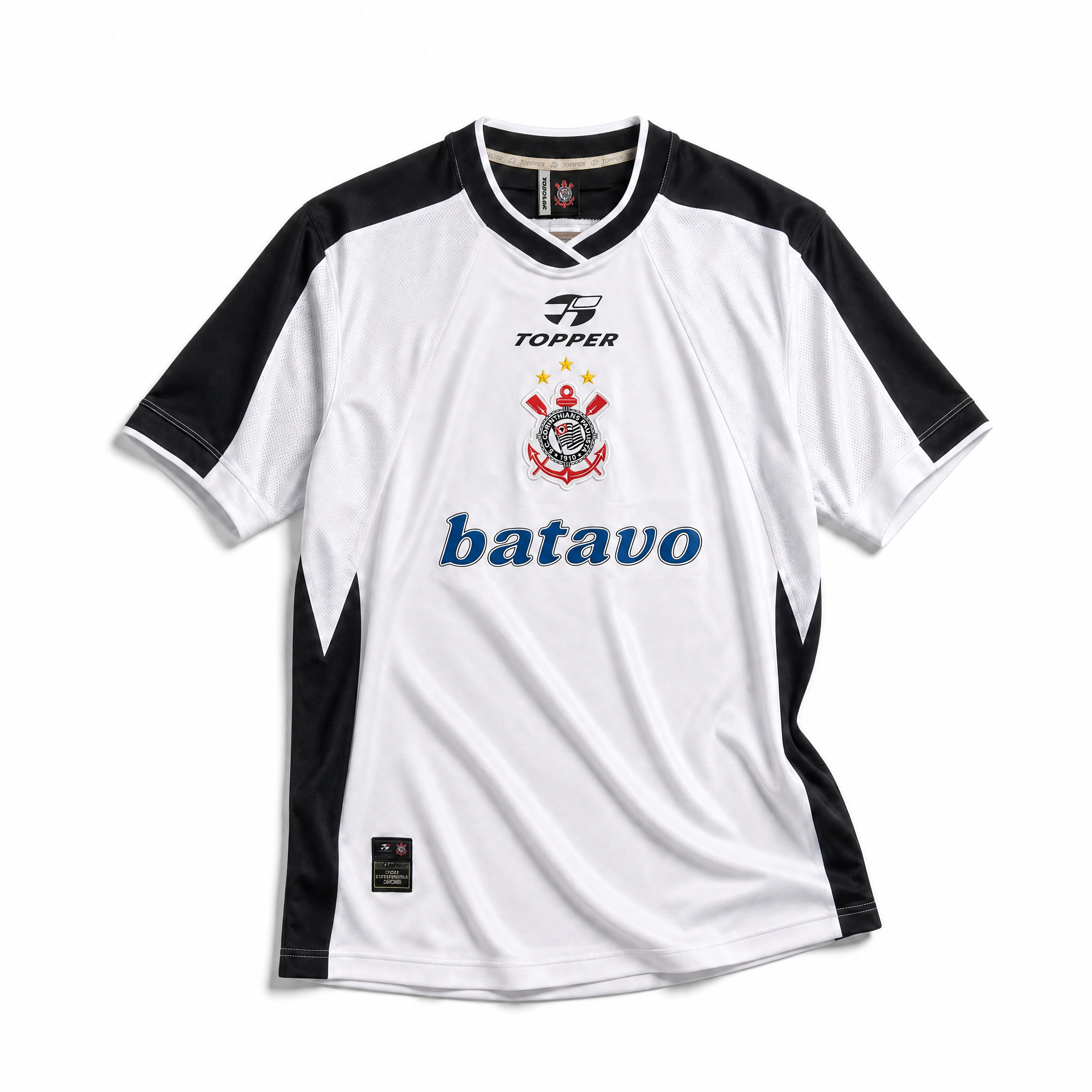 Corinthians Maglia Home 2000 vista frontale design rétro
