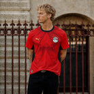 Maglia Egitto Home 2026 World Cup con design grafico frontale