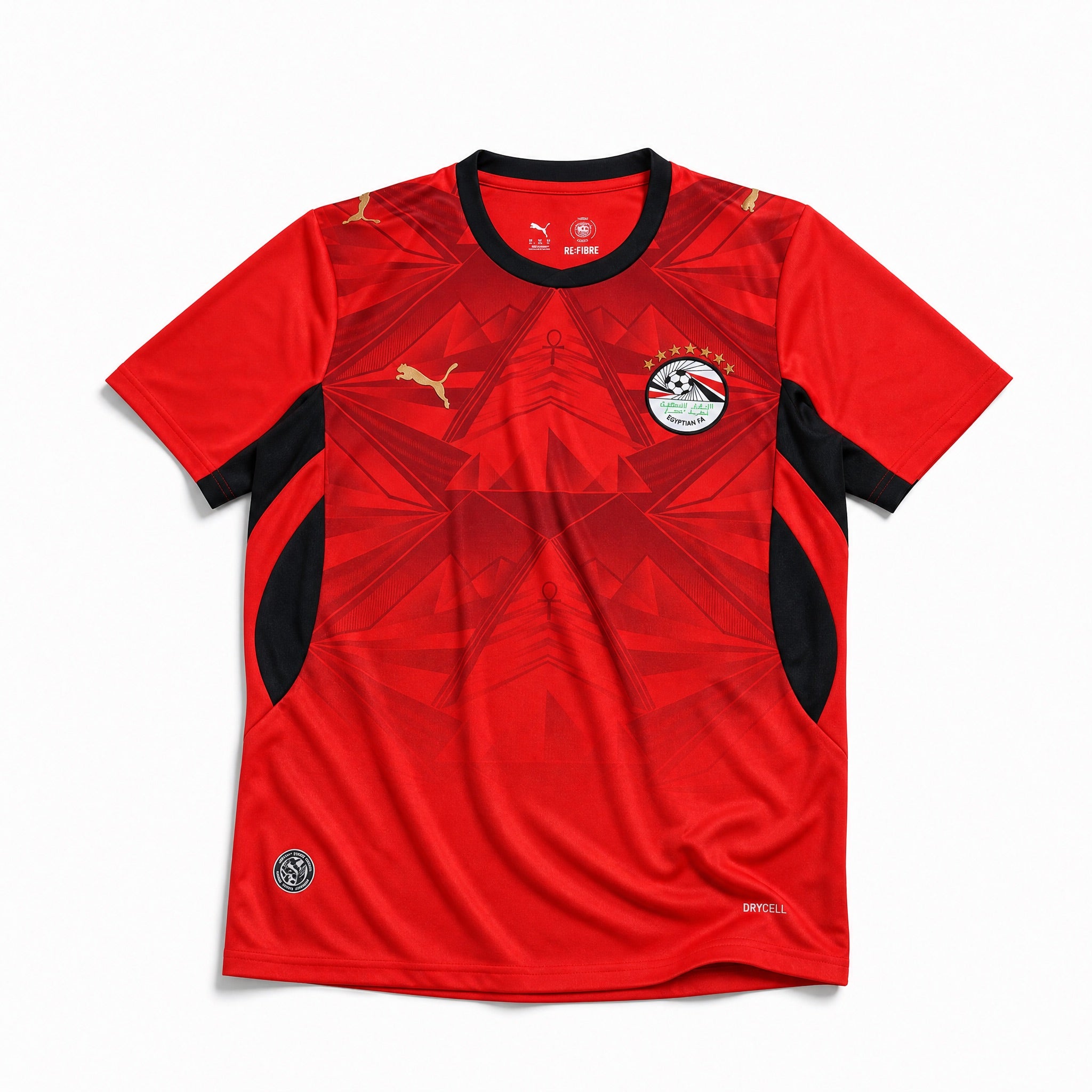 Maglia Egitto Home 2026 World Cup rossa vista frontale