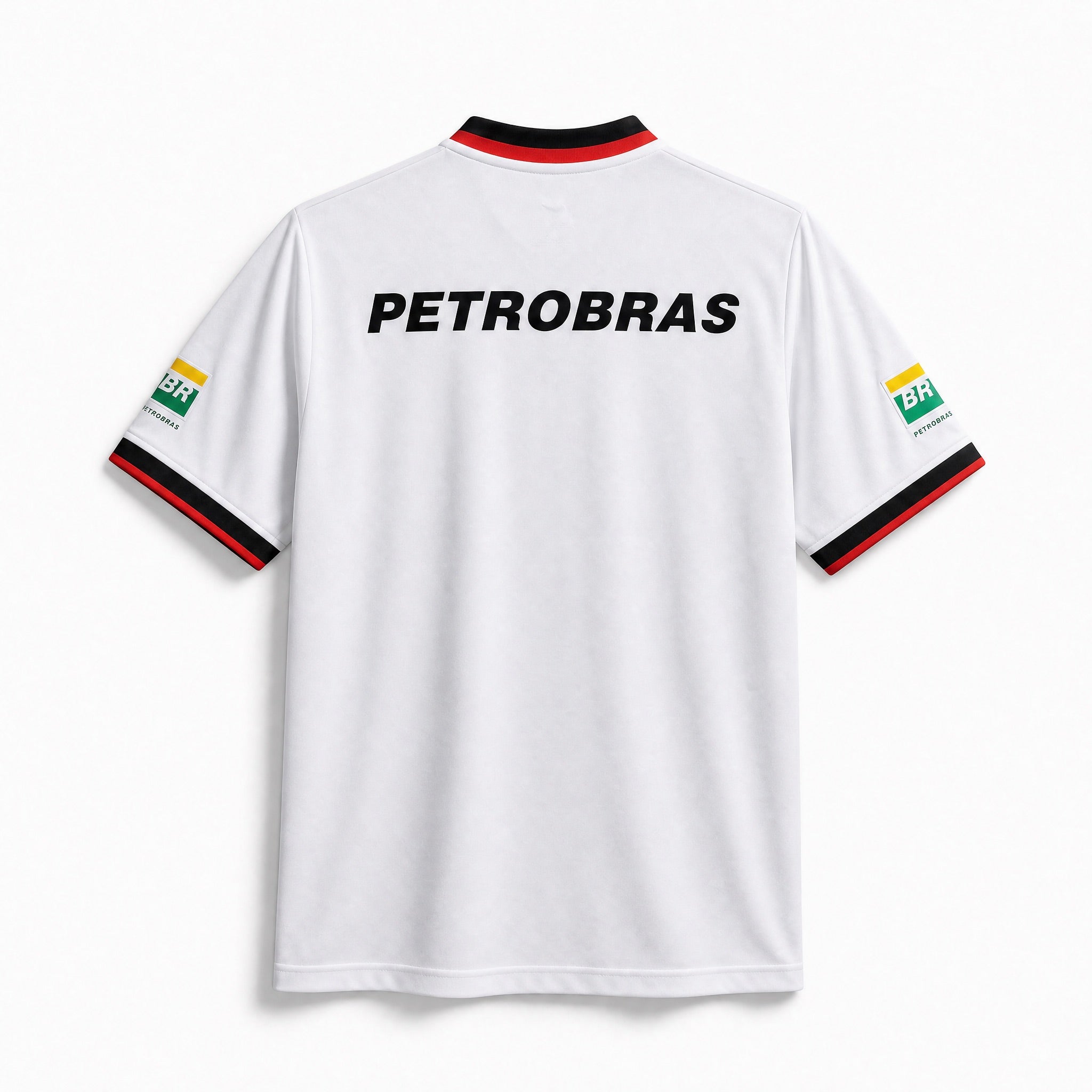 Flamengo voetbalshirt wit, seizoen 2001/02, retro
