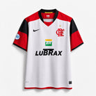 Flamengo maglia away 2008/09 bianca con dettagli rosso neri
