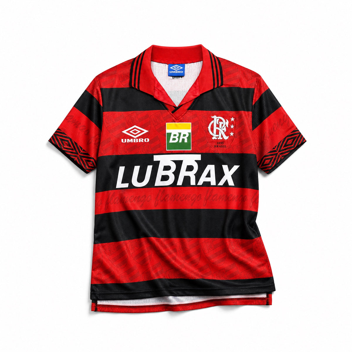 Flamengo maglia home 1995/96 rosso nera stile rétro anni ’90
